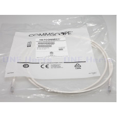 NPC06UVDB-WT007F 康普六類非屏蔽跳線 網路成品線 NPC接線Cat6 U/UTP RJ45 白色 (7ft) 2m 正品COMMSCOPE 